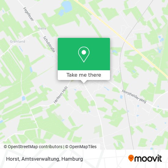 Карта Horst, Amtsverwaltung