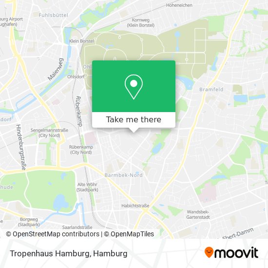 Карта Tropenhaus Hamburg