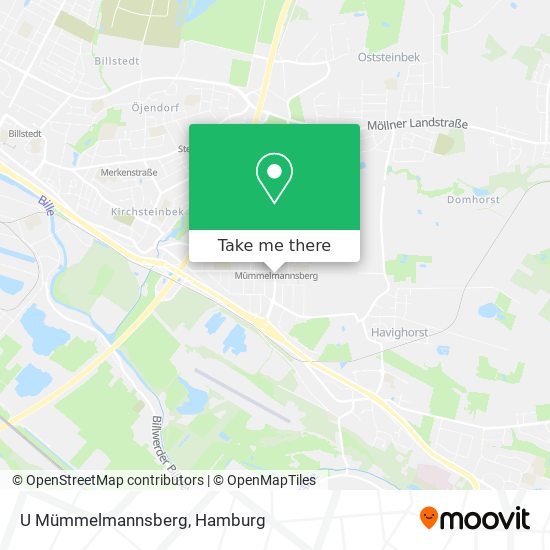 U Mümmelmannsberg map