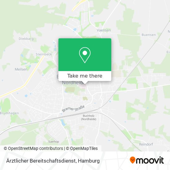 Ärztlicher Bereitschaftsdienst map