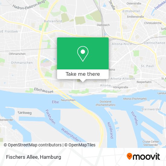 Fischers Allee map