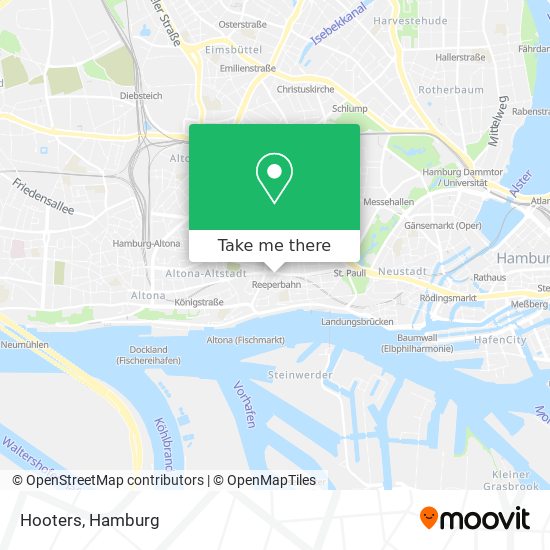 Hooters map