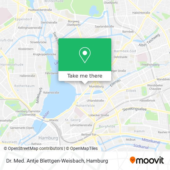 Dr. Med. Antje Blettgen-Weisbach map