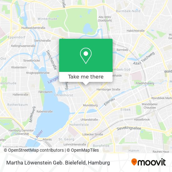 Martha Löwenstein Geb. Bielefeld map