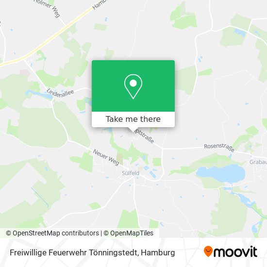 Freiwillige Feuerwehr Tönningstedt map