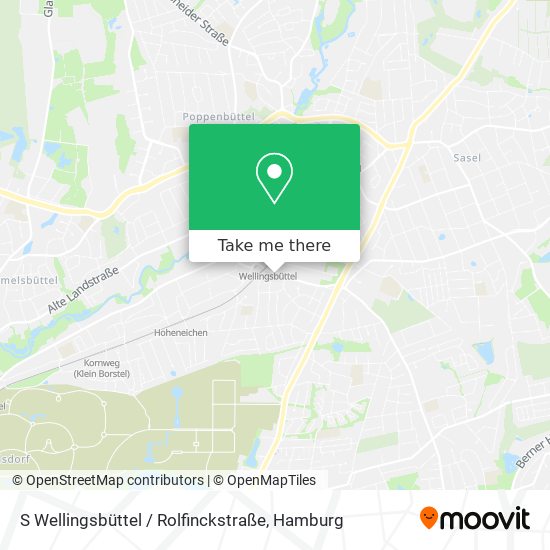 S Wellingsbüttel / Rolfinckstraße map