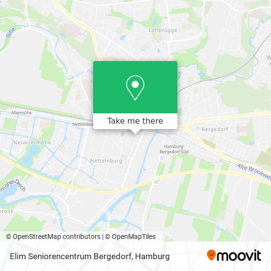 Elim Seniorencentrum Bergedorf map