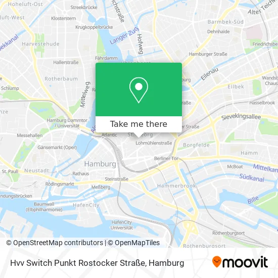 Карта Hvv Switch Punkt Rostocker Straße