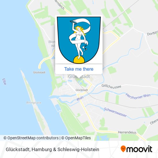 Glückstadt map