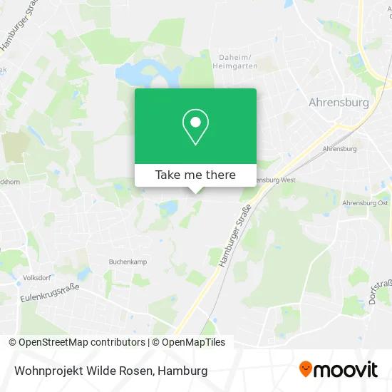 Карта Wohnprojekt Wilde Rosen