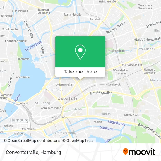 Карта Conventstraße