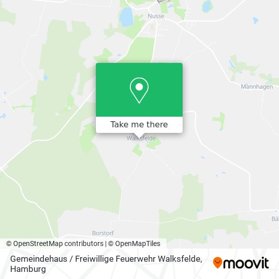 Gemeindehaus / Freiwillige Feuerwehr Walksfelde map