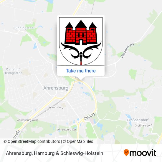 Ahrensburg map