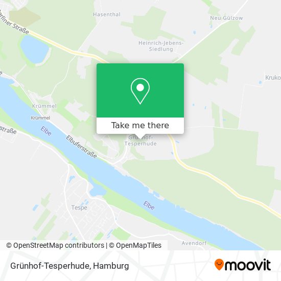 Grünhof-Tesperhude map