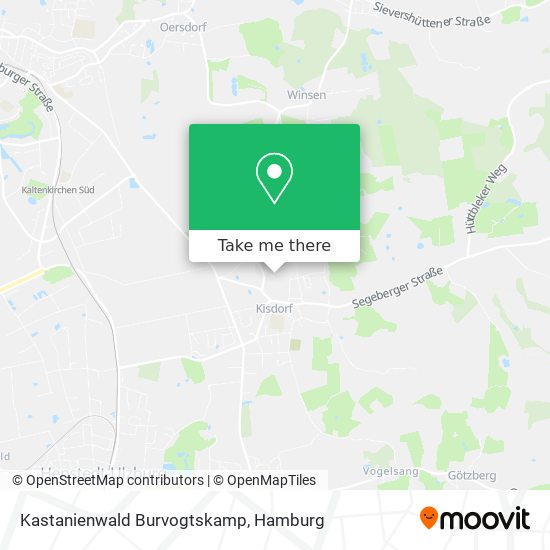 Kastanienwald Burvogtskamp map