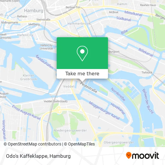 Карта Odo's Kaffeklappe