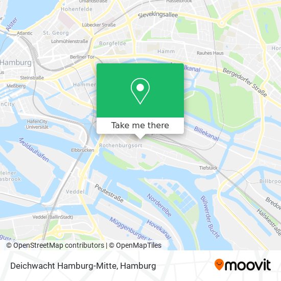 Карта Deichwacht Hamburg-Mitte