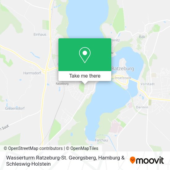 Wasserturm Ratzeburg-St. Georgsberg map