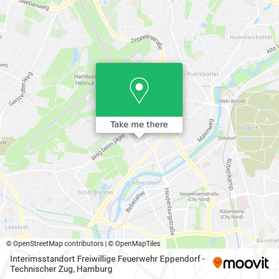 Interimsstandort Freiwillige Feuerwehr Eppendorf - Technischer Zug map