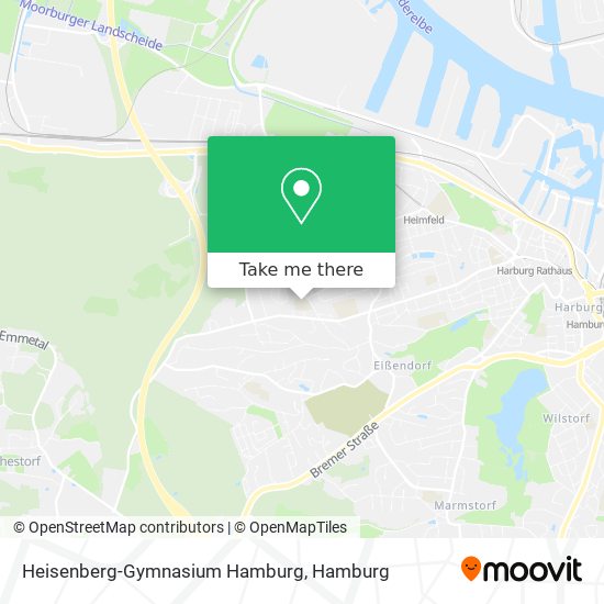 Heisenberg-Gymnasium Hamburg map