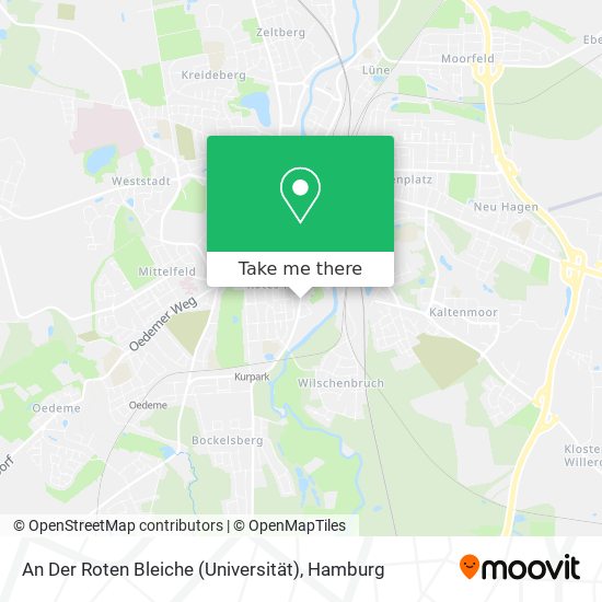 An Der Roten Bleiche (Universität) map