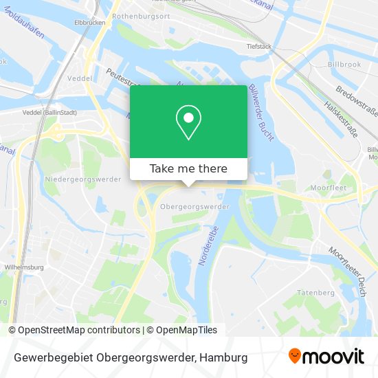 Gewerbegebiet Obergeorgswerder map