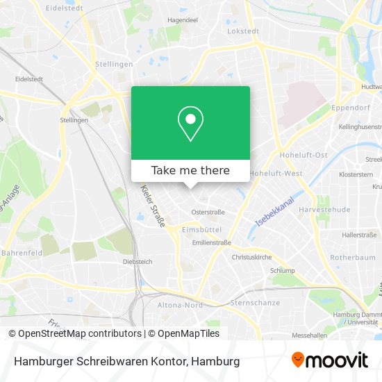 Hamburger Schreibwaren Kontor map