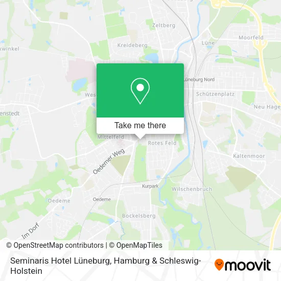 Seminaris Hotel Lüneburg map