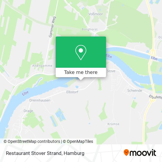 Restaurant Stover Strand map