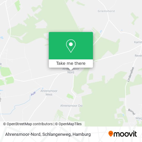 Ahrensmoor-Nord, Schlangenweg map
