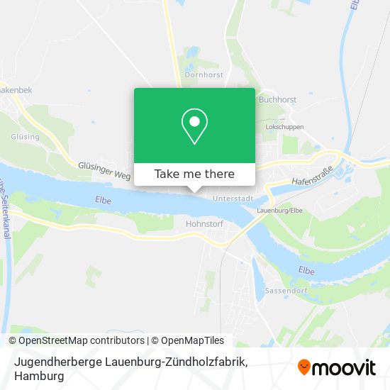 Jugendherberge Lauenburg-Zündholzfabrik map