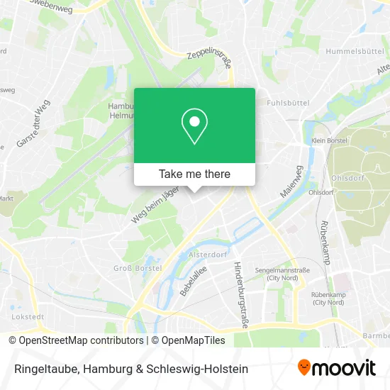 Карта Ringeltaube