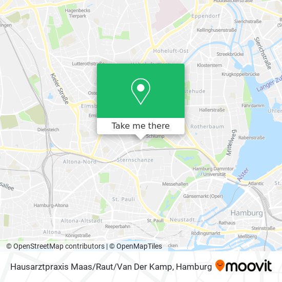 Карта Hausarztpraxis Maas / Raut / Van Der Kamp