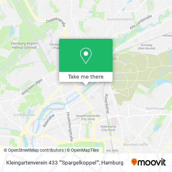 Карта Kleingartenverein 433 ""Spargelkoppel""