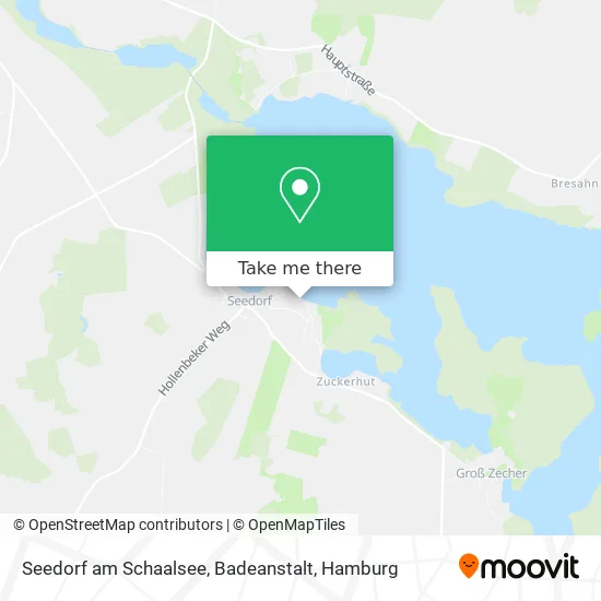 Карта Seedorf am Schaalsee, Badeanstalt