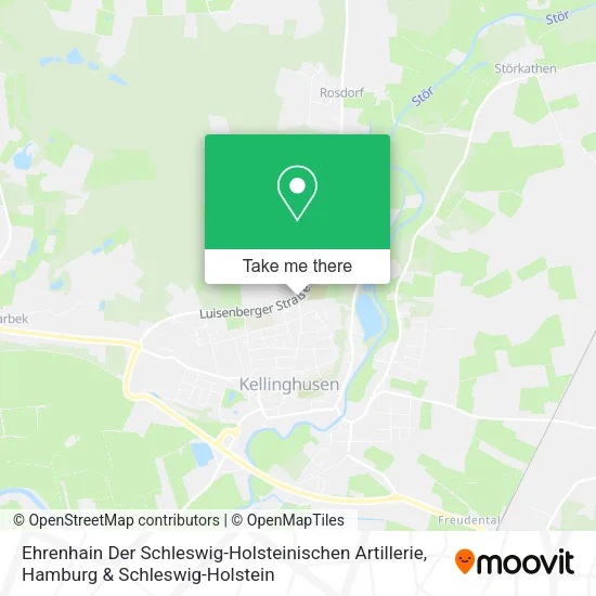 Карта Ehrenhain Der Schleswig-Holsteinischen Artillerie