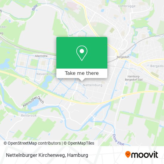 Карта Nettelnburger Kirchenweg