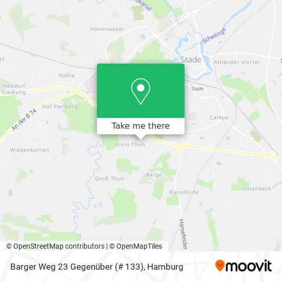 Карта Barger Weg 23 Gegenüber (# 133)