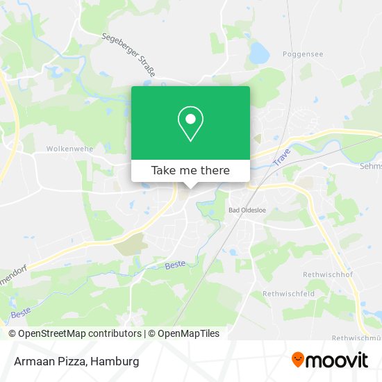 Armaan Pizza map