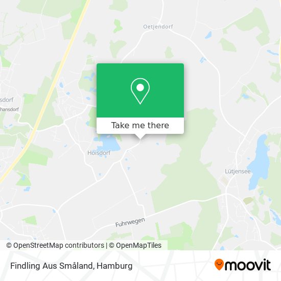 Findling Aus Småland map