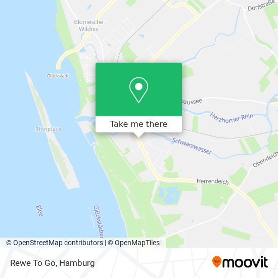 Rewe To Go map