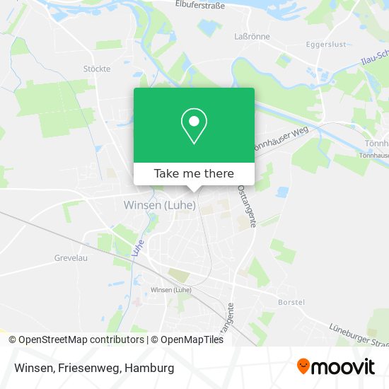 Winsen, Friesenweg map