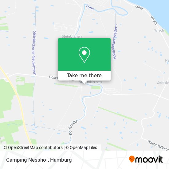 Camping Nesshof map