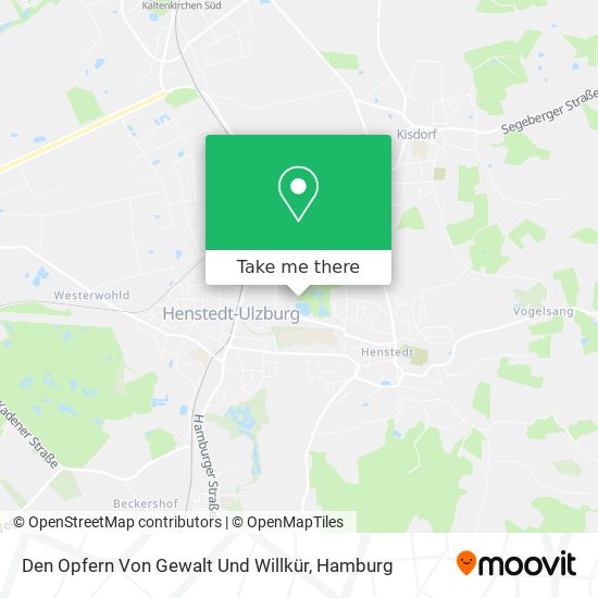 Den Opfern Von Gewalt Und Willkür map