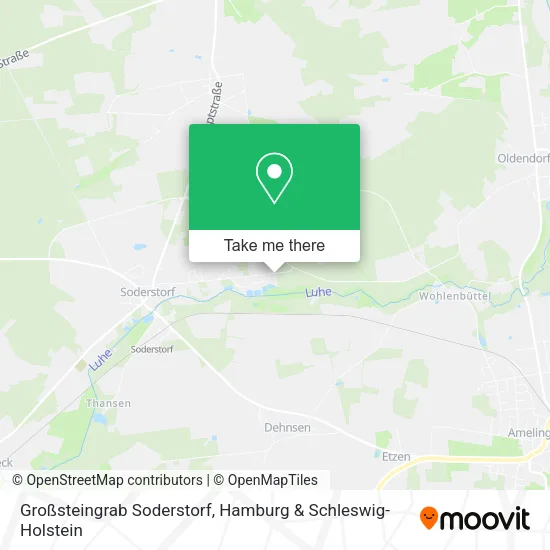 Карта Großsteingrab Soderstorf