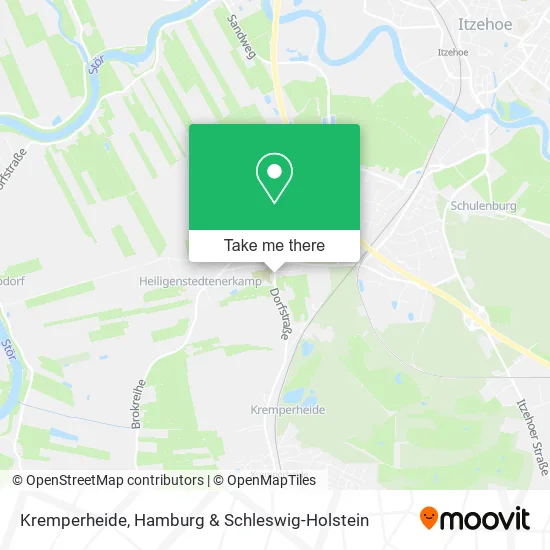 Карта Kremperheide