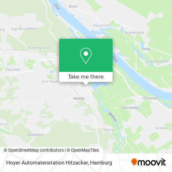 Hoyer Automatenstation Hitzacker map