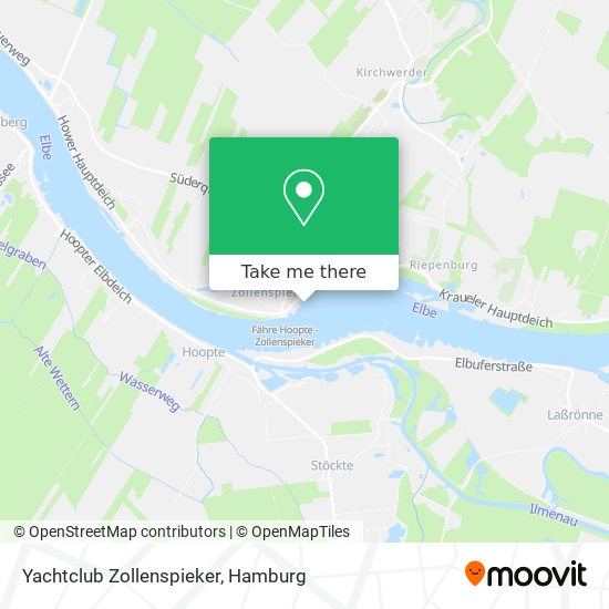 Yachtclub Zollenspieker map