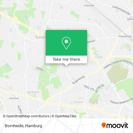 Bornheide map