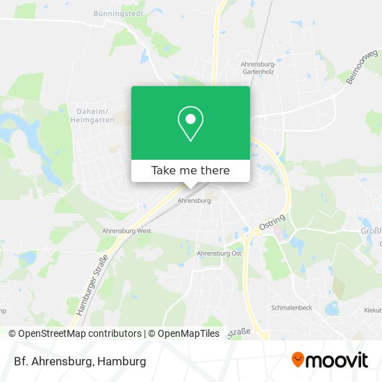 Bf. Ahrensburg map